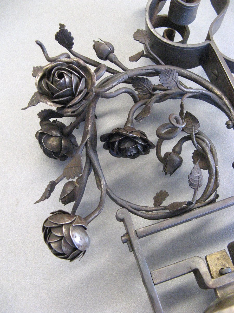 Masterful Art Nouveau Ironwork From The Late 19th Century.