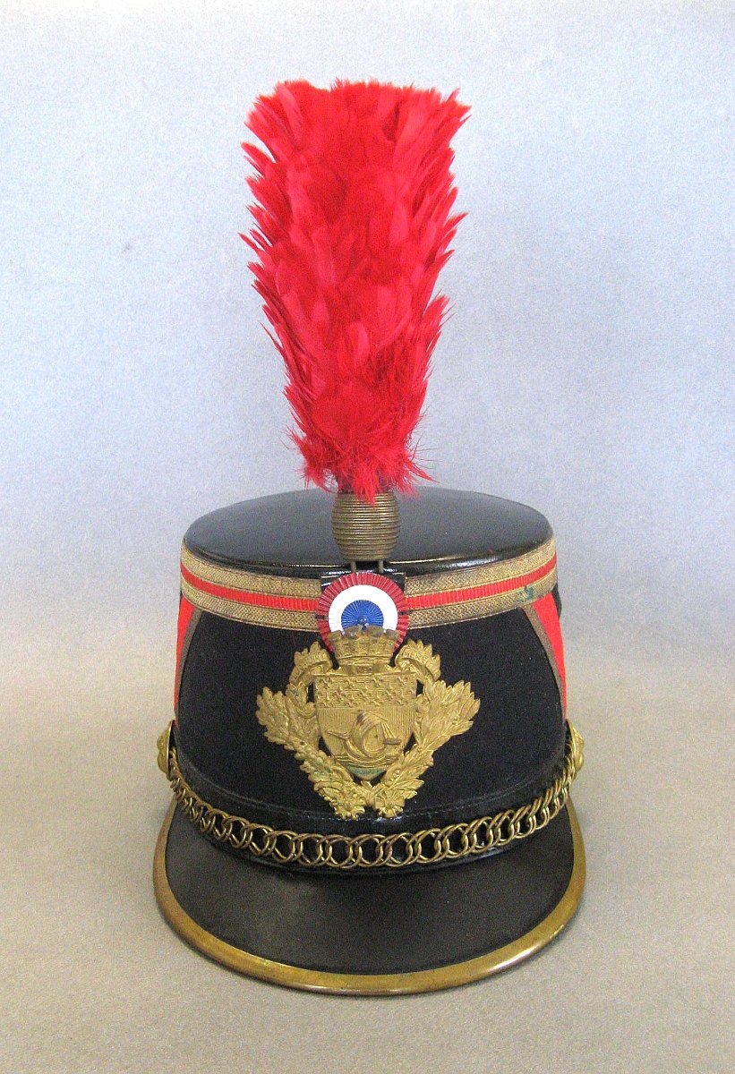 Republican Guard Non-commissioned Officer's Shako, Model 1928–1933.-photo-3