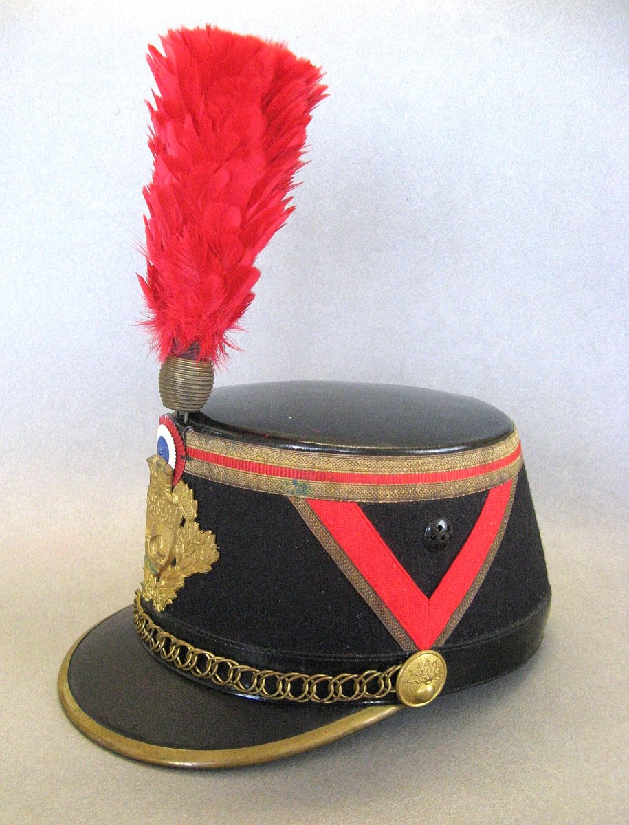 Republican Guard Non-commissioned Officer's Shako, Model 1928–1933.