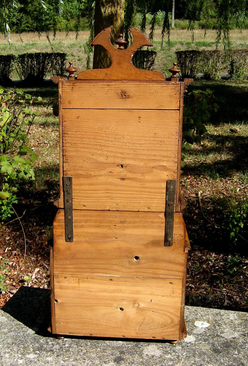 Miniature Two-part Sideboard. Dollhouse Furniture.-photo-1