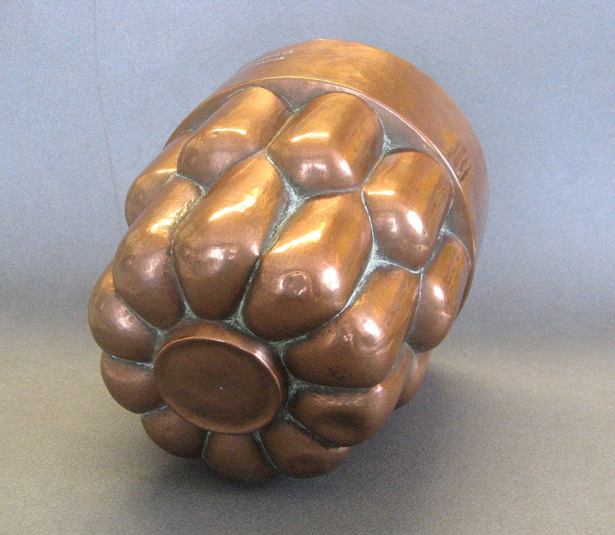 19th-century Trottier Copper Cake Mold.-photo-2