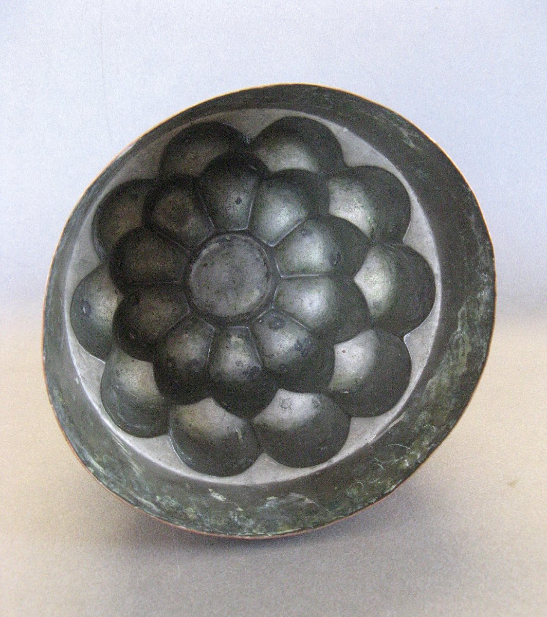 19th-century Trottier Copper Cake Mold.-photo-3