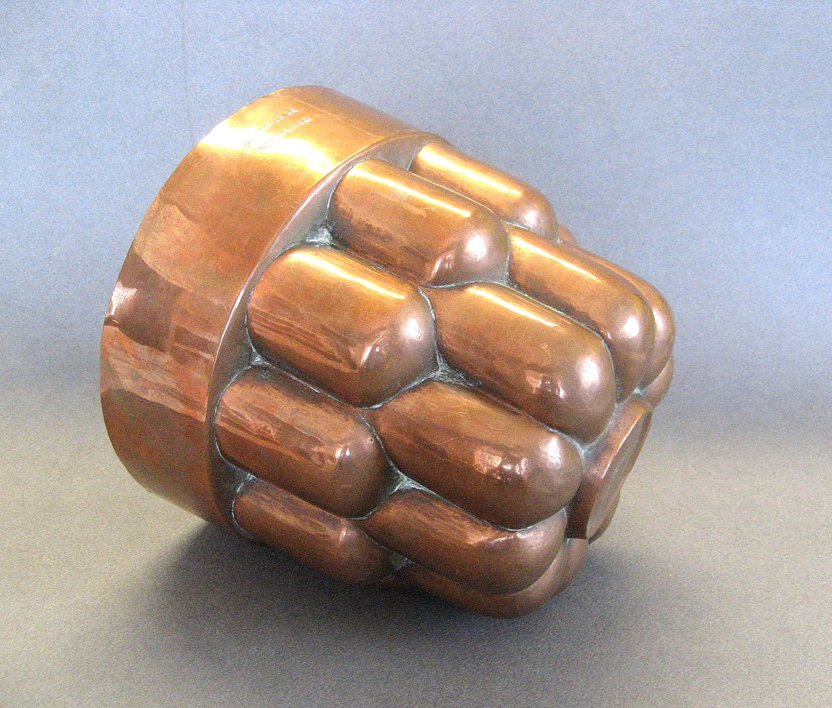 19th-century Trottier Copper Cake Mold.