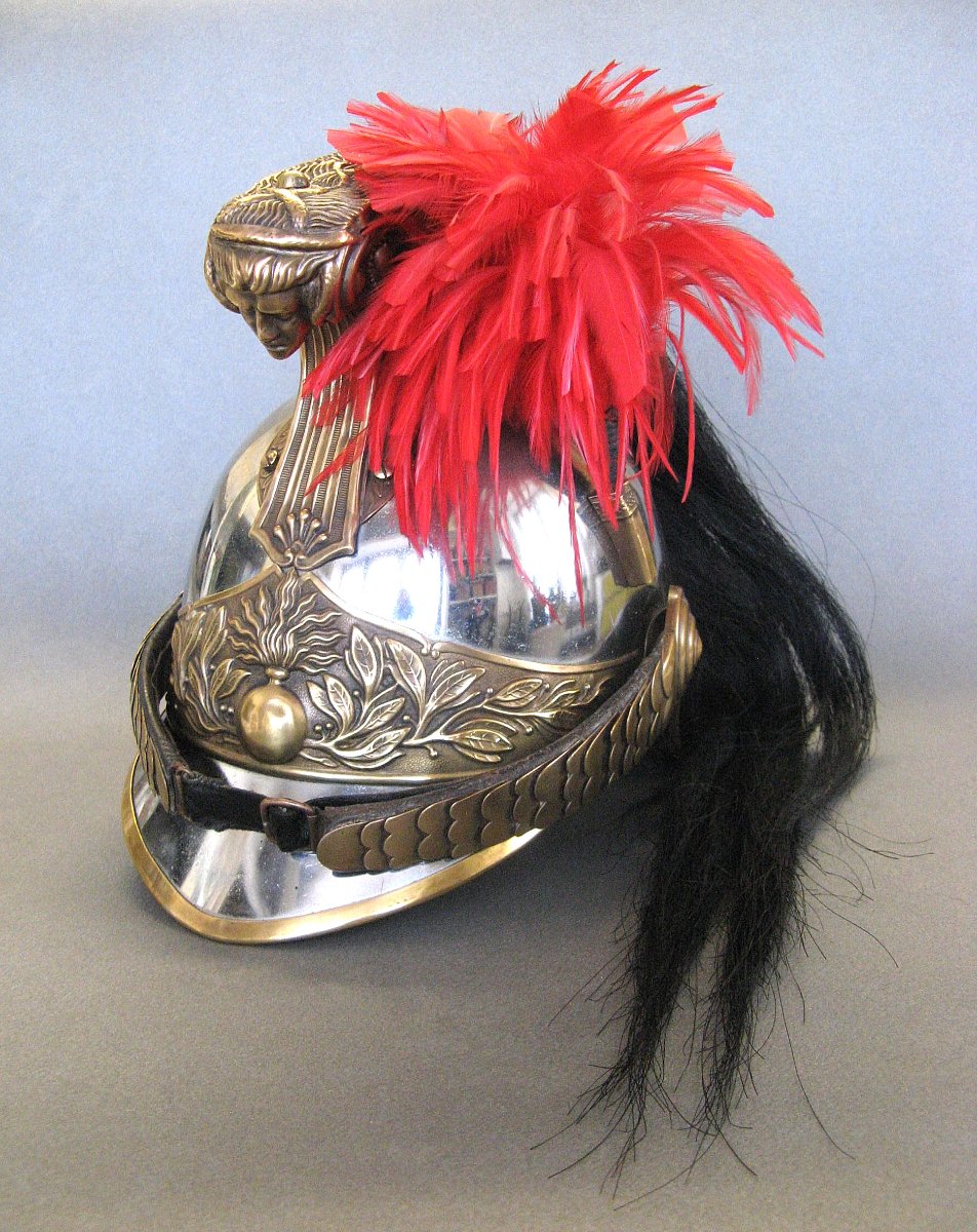 Casque De Dragon, Mle 1872 Modifié 1874 III République.-photo-3