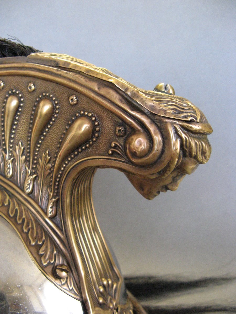 Casque De Dragon, Mle 1872 Modifié 1874 III République.-photo-2