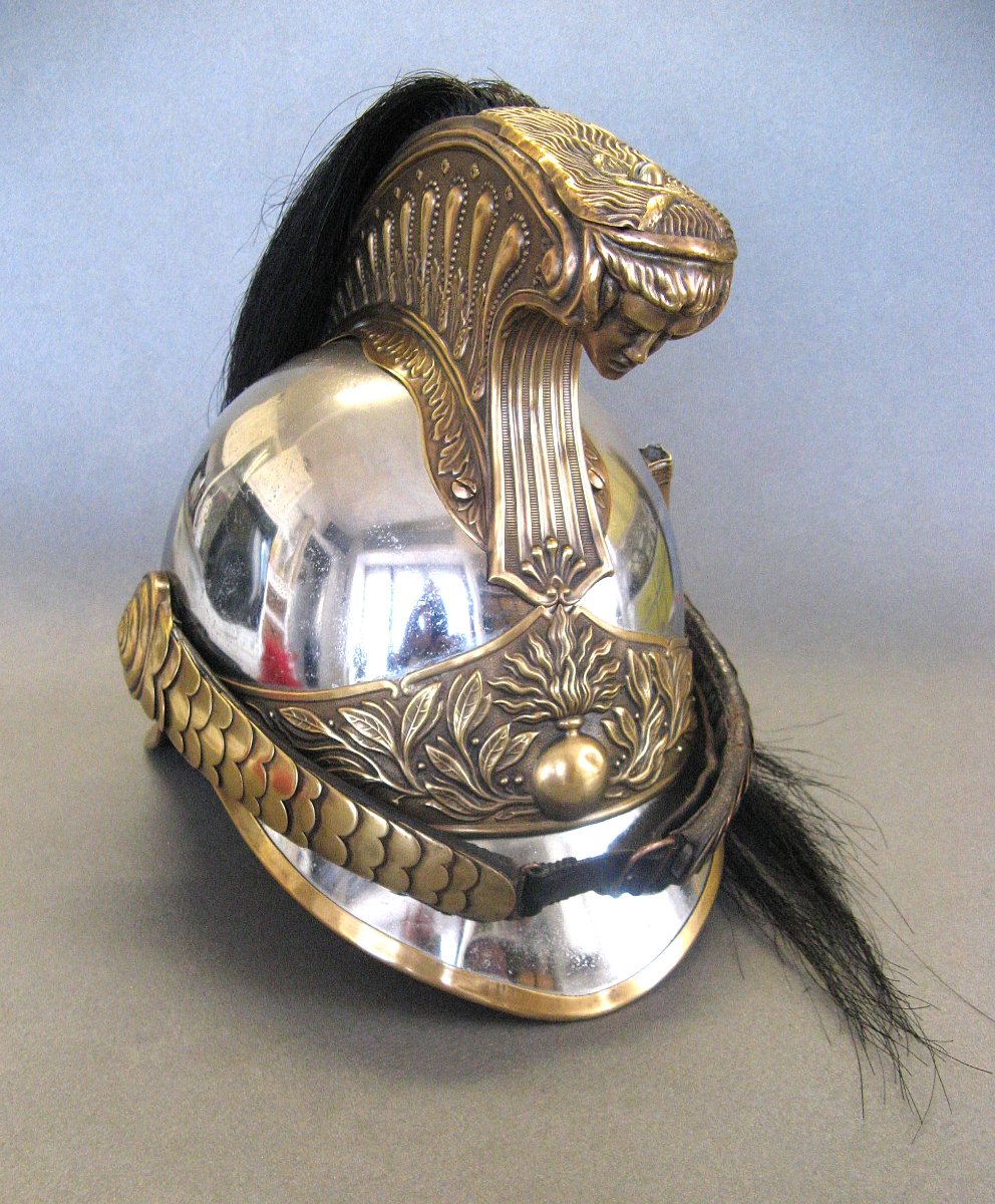 Casque De Dragon, Mle 1872 Modifié 1874 III République.