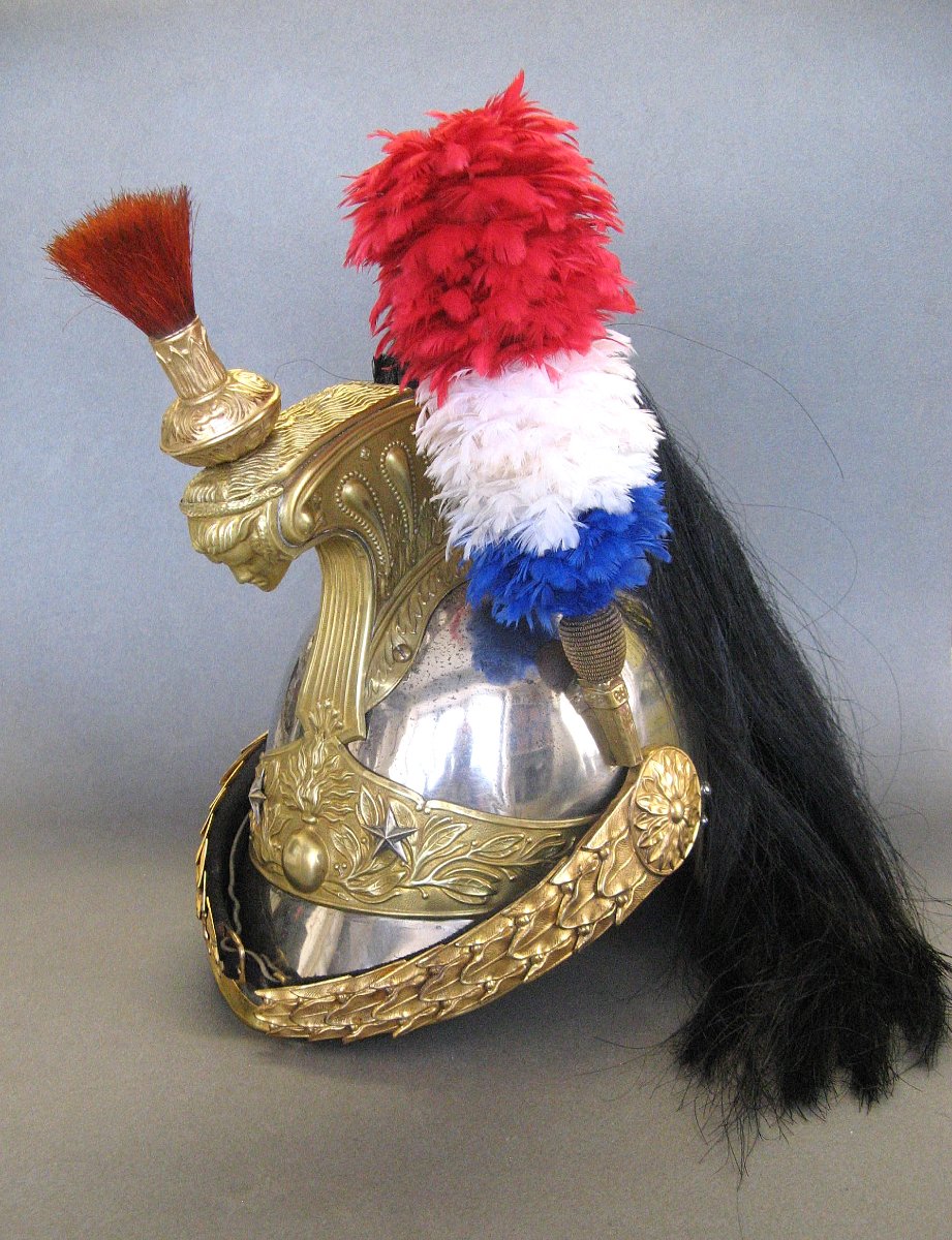 Cavalry Brigadier General's Helmet Of The Cuirassiers, Model 1872, Modified In 1874.-photo-2