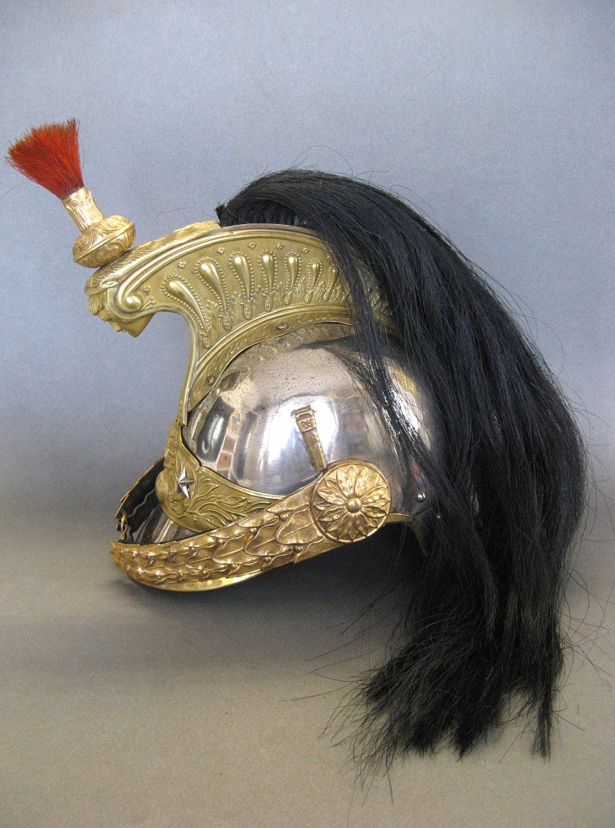 Cavalry Brigadier General's Helmet Of The Cuirassiers, Model 1872, Modified In 1874.-photo-4