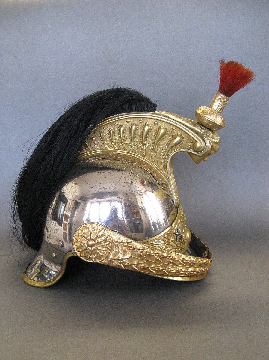 Cavalry Brigadier General's Helmet Of The Cuirassiers, Model 1872, Modified In 1874.-photo-1