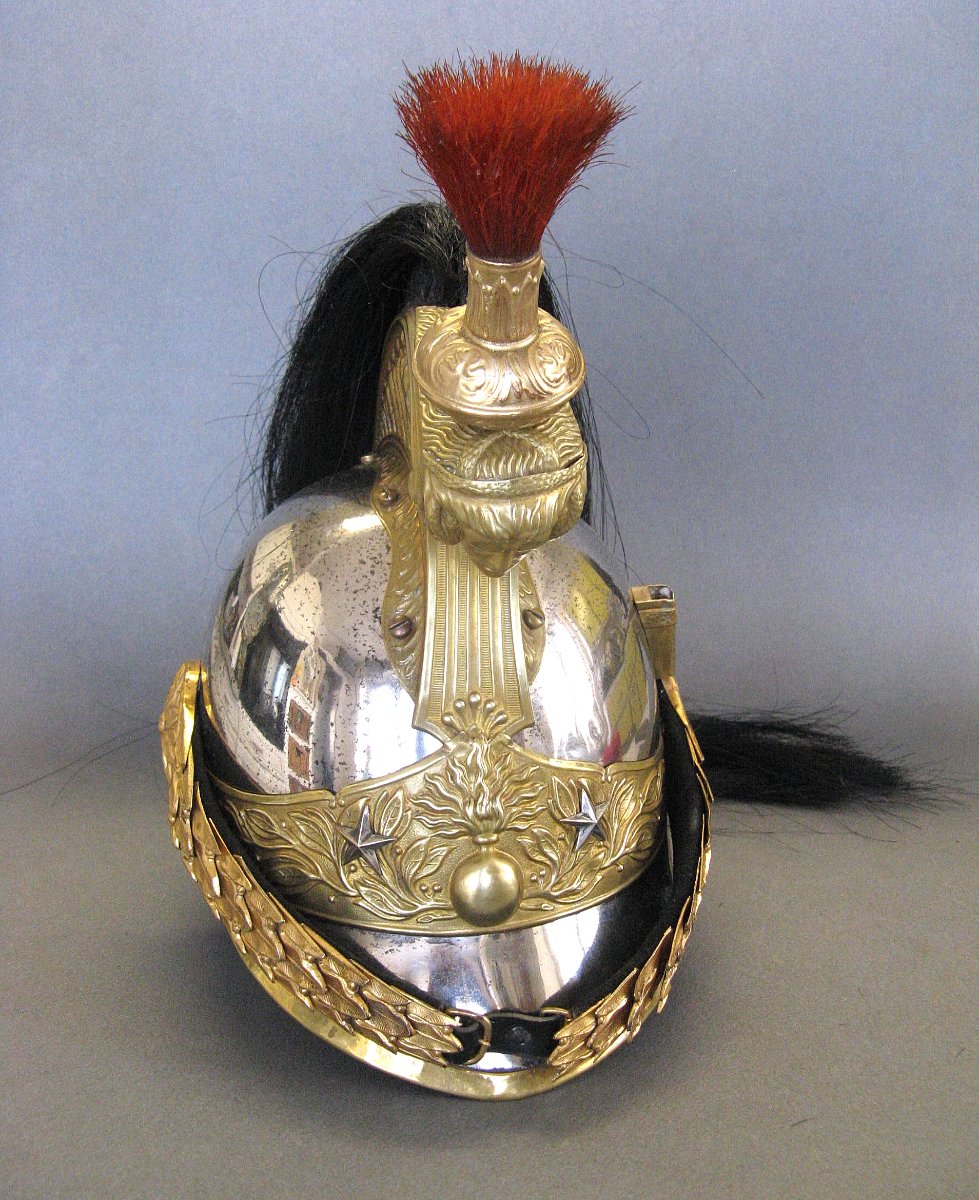Cavalry Brigadier General's Helmet Of The Cuirassiers, Model 1872, Modified In 1874.-photo-2