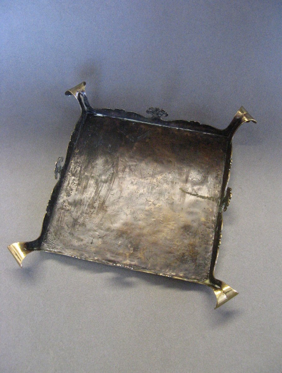Handcrafted Brass Trivet.-photo-2