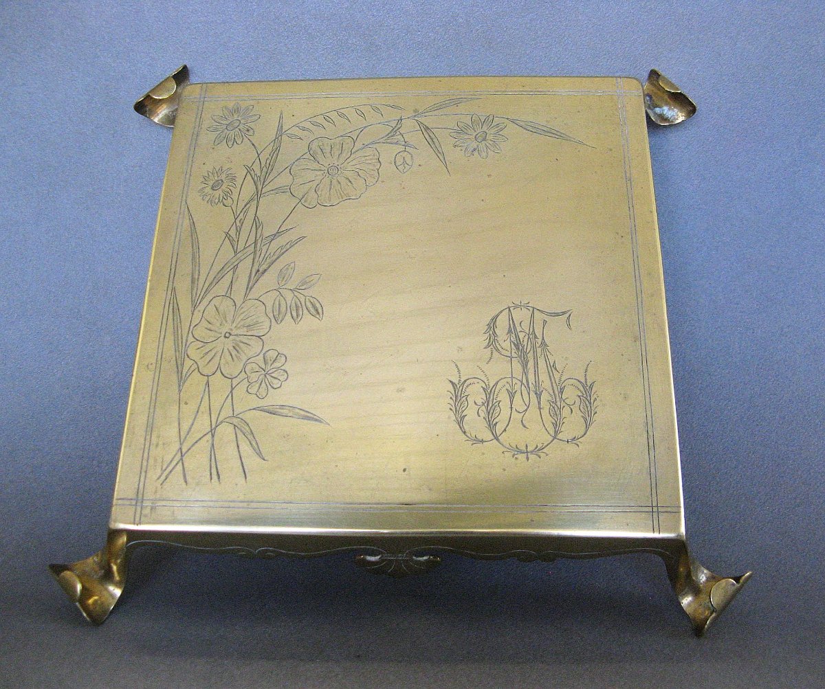 Handcrafted Brass Trivet.