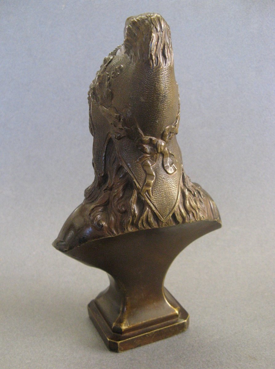 19th-century Bronze Masonic Bust Of Marianne.-photo-4