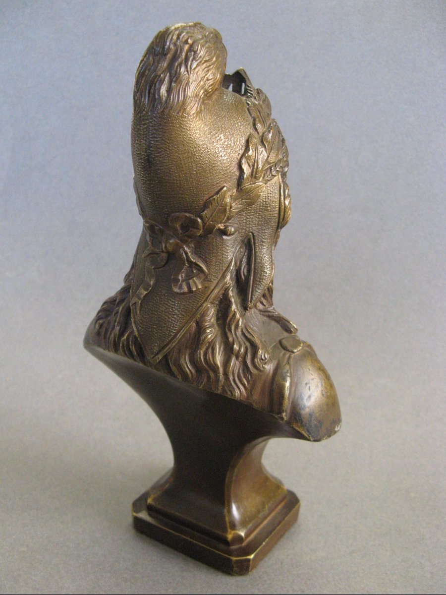 19th-century Bronze Masonic Bust Of Marianne.-photo-5