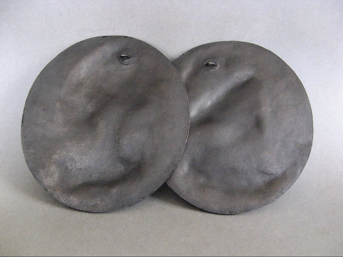 Pair Of Relief Medallions – Alsace And Lorraine, Late 19th Century / C. 1900.-photo-4
