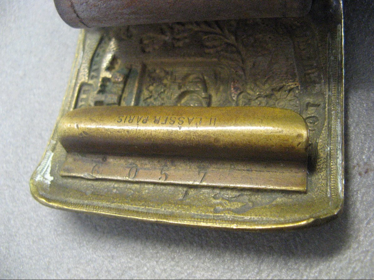 1909-model Belt Of The Paris Fire Brigade.-photo-3