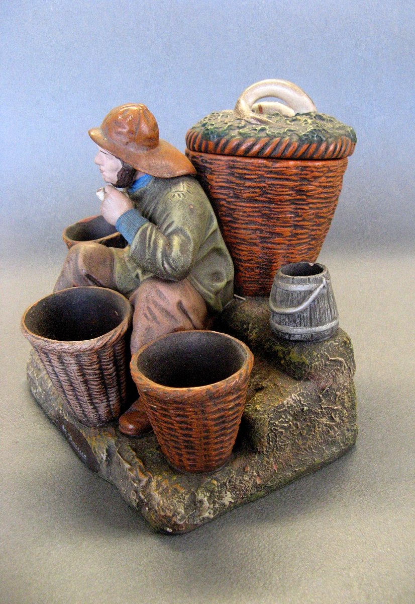 Seaside Terracotta, Circa 1900, Souvenir From St. Brieuc-photo-3