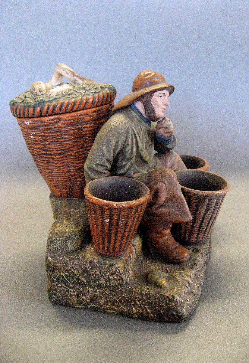 Seaside Terracotta, Circa 1900, Souvenir From St. Brieuc-photo-4