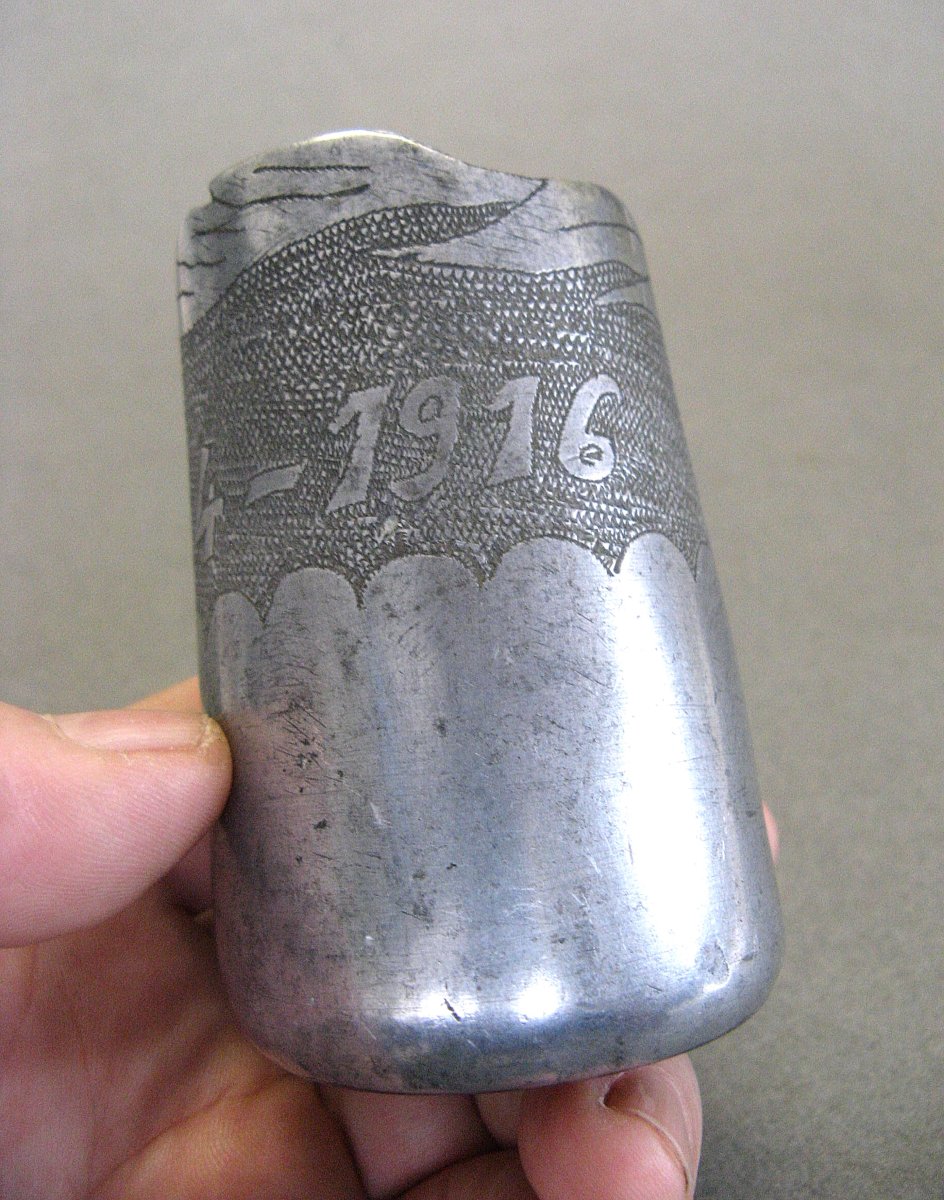 Artisanat de Tranchée - Objet de Poilu de 14/18.-photo-4