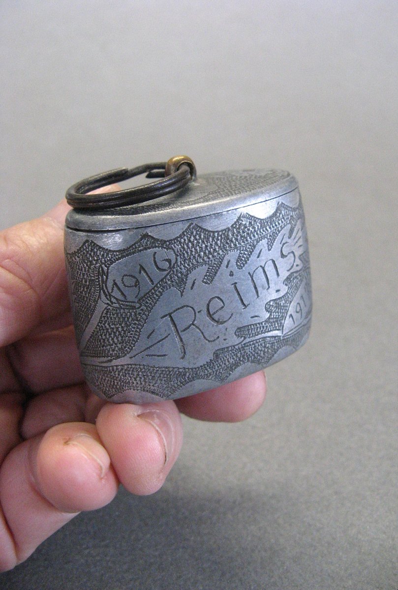Artisanat de Tranchée - Objet de Poilu de 14/18.-photo-2