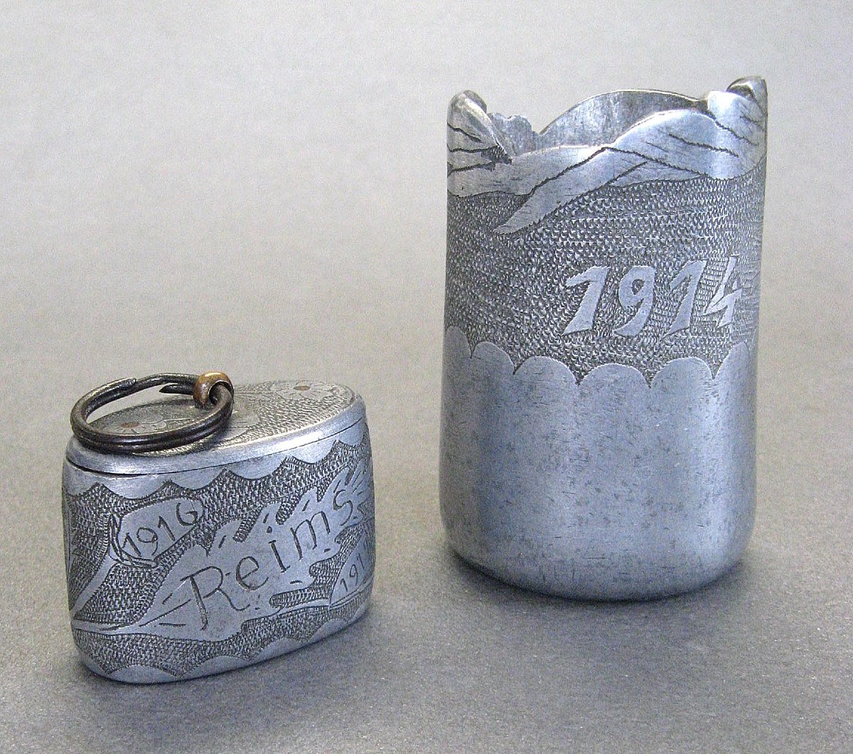 Artisanat de Tranchée - Objet de Poilu de 14/18.-photo-5