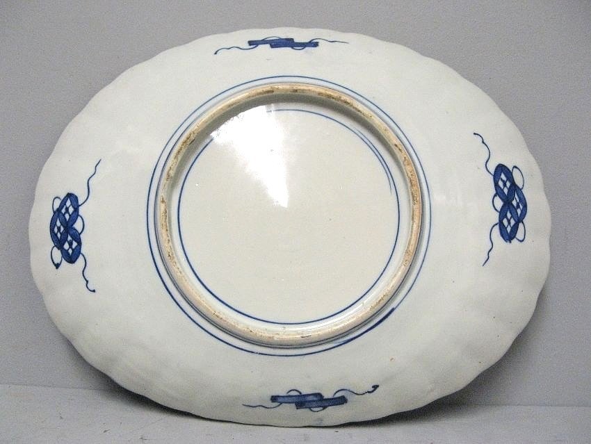 Grand Plat Porcelaine Imari Japon XIXe. -photo-3