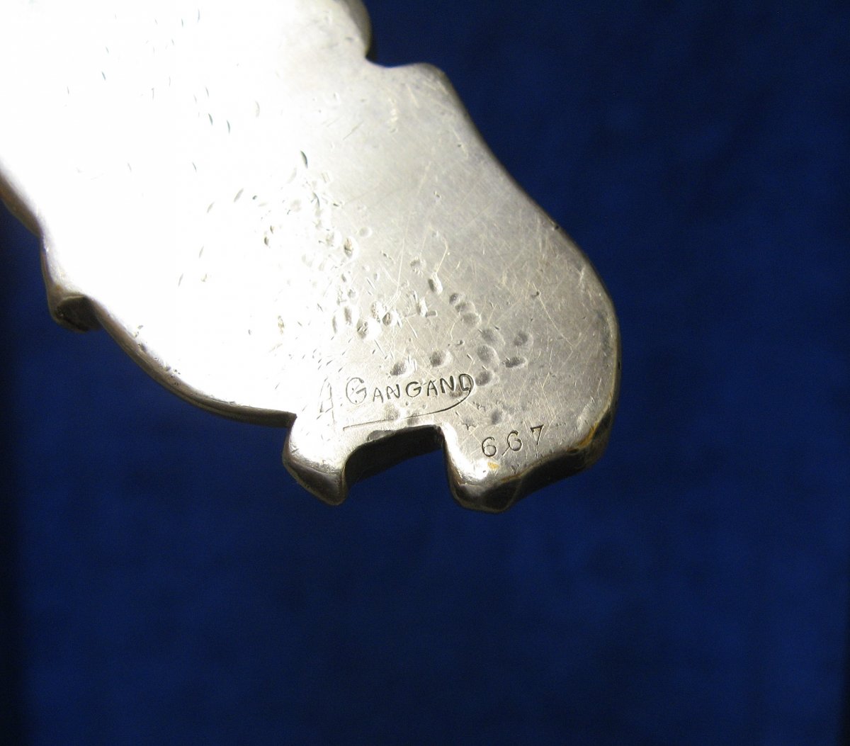 Coupe Papier En Bronze Argenté, Commémoratif De La Premiere Guerre Mondiale De 14/18.-photo-1