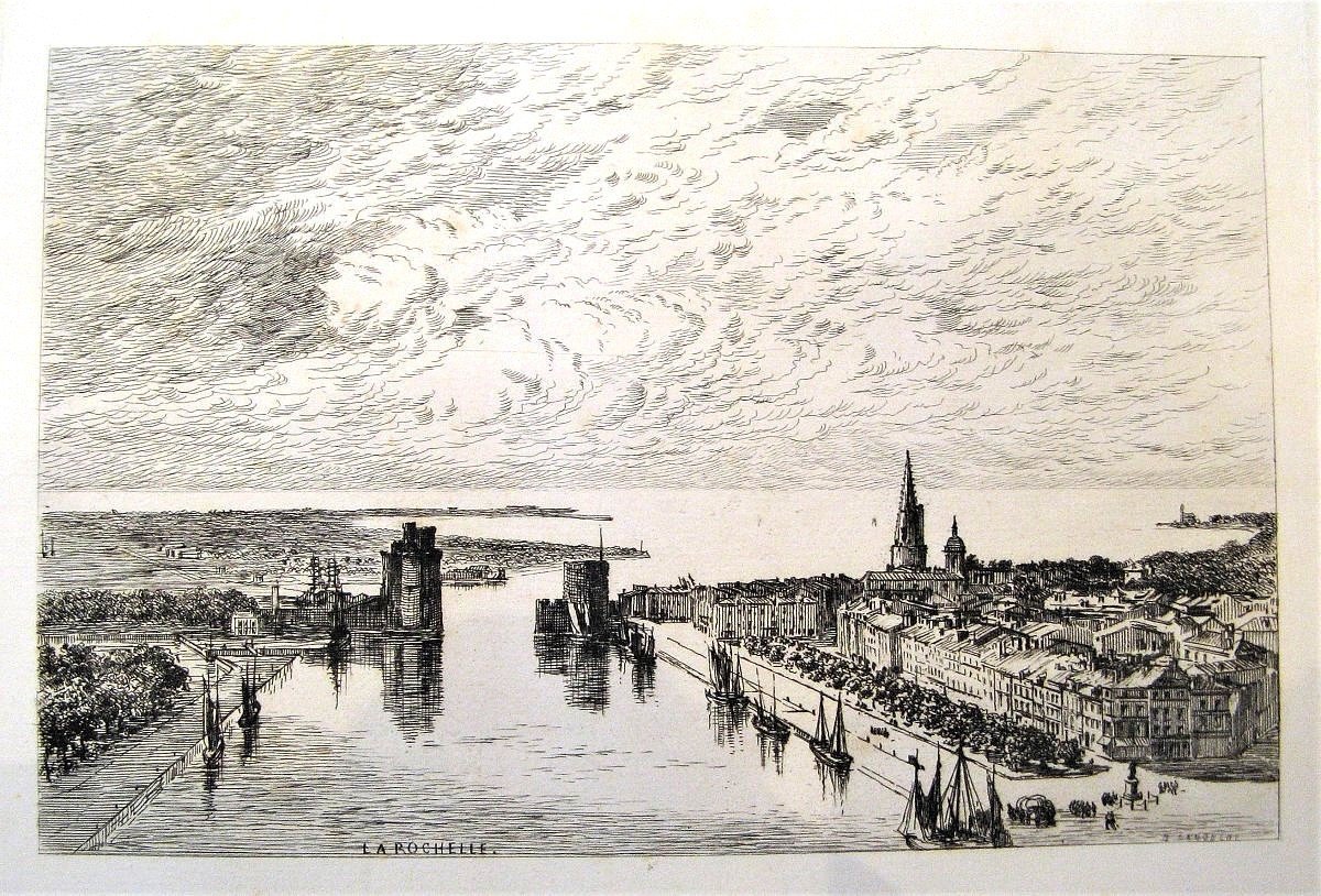 Collection Of Twenty Five Nineteenth Lithographs, From La Rochelle And About. By Dieudonné Lancelot.-photo-2