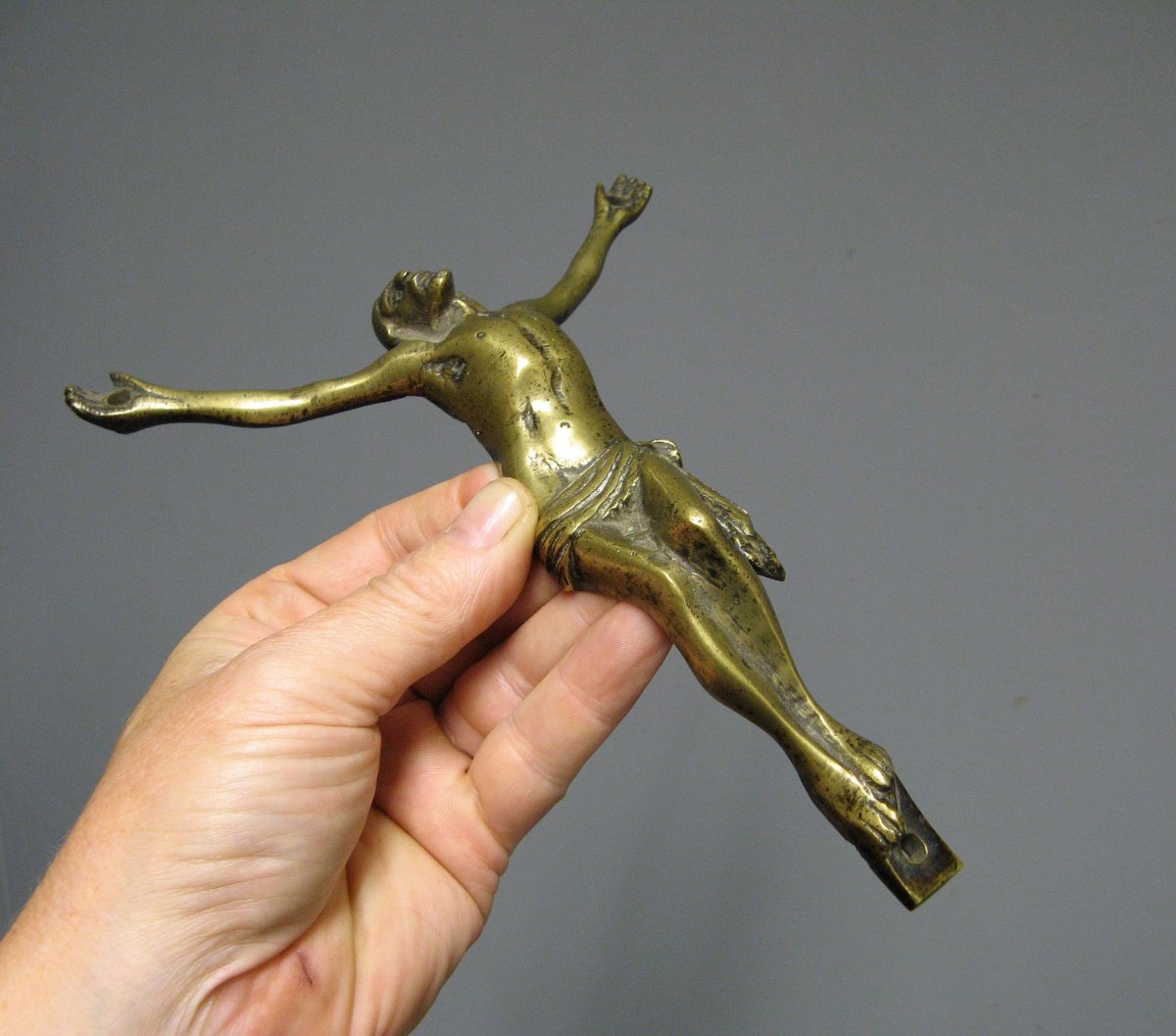 Christ En Bronze XVIIIe-photo-4