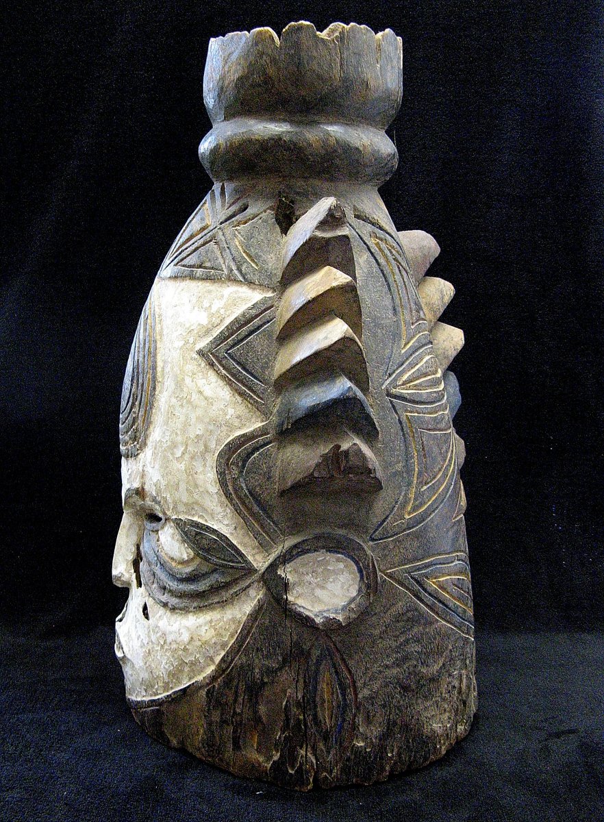 Masque Cimier Conique - Igbo / Ibo - Nigeria-photo-1