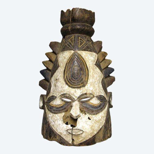 Masque Cimier Conique - Igbo / Ibo - Nigeria