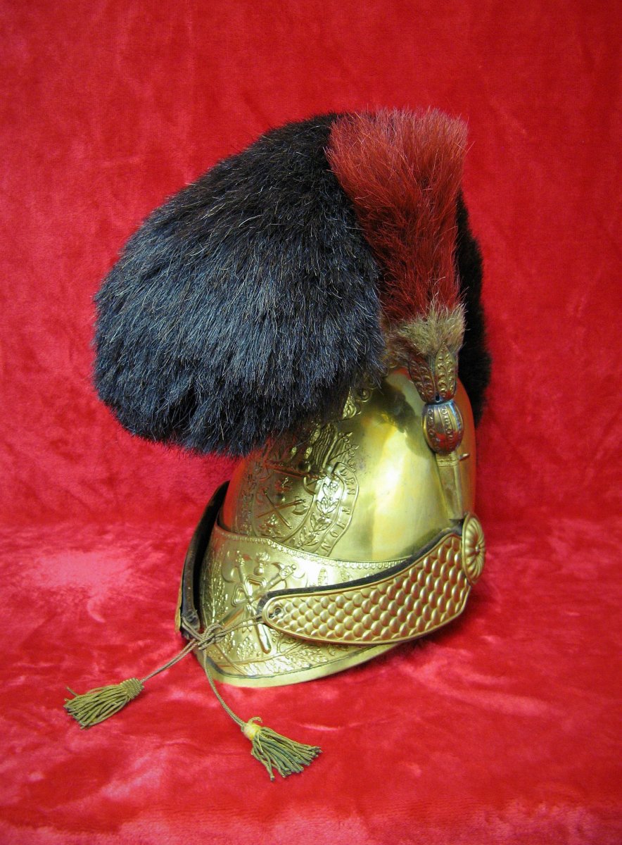 Casque De Sapeur Pompier Mle 1821. Début du Second Empire.-photo-2