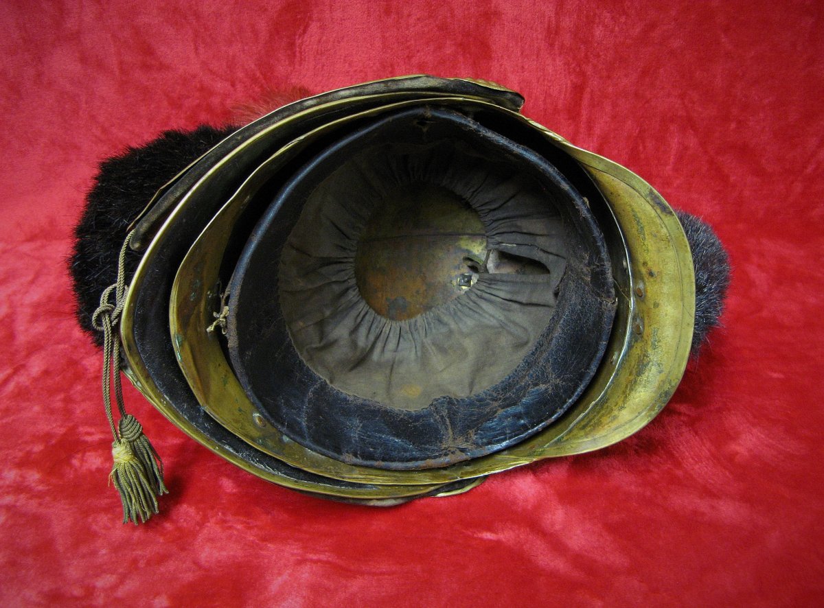 Casque De Sapeur Pompier Mle 1821. Début du Second Empire.-photo-4