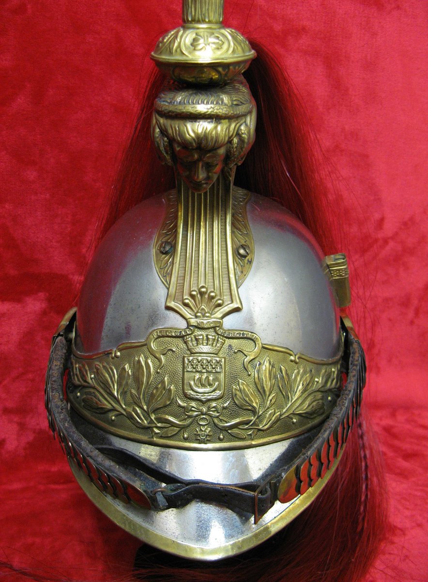 Republican Guard On Horseback Trumpet Helmet.-photo-3