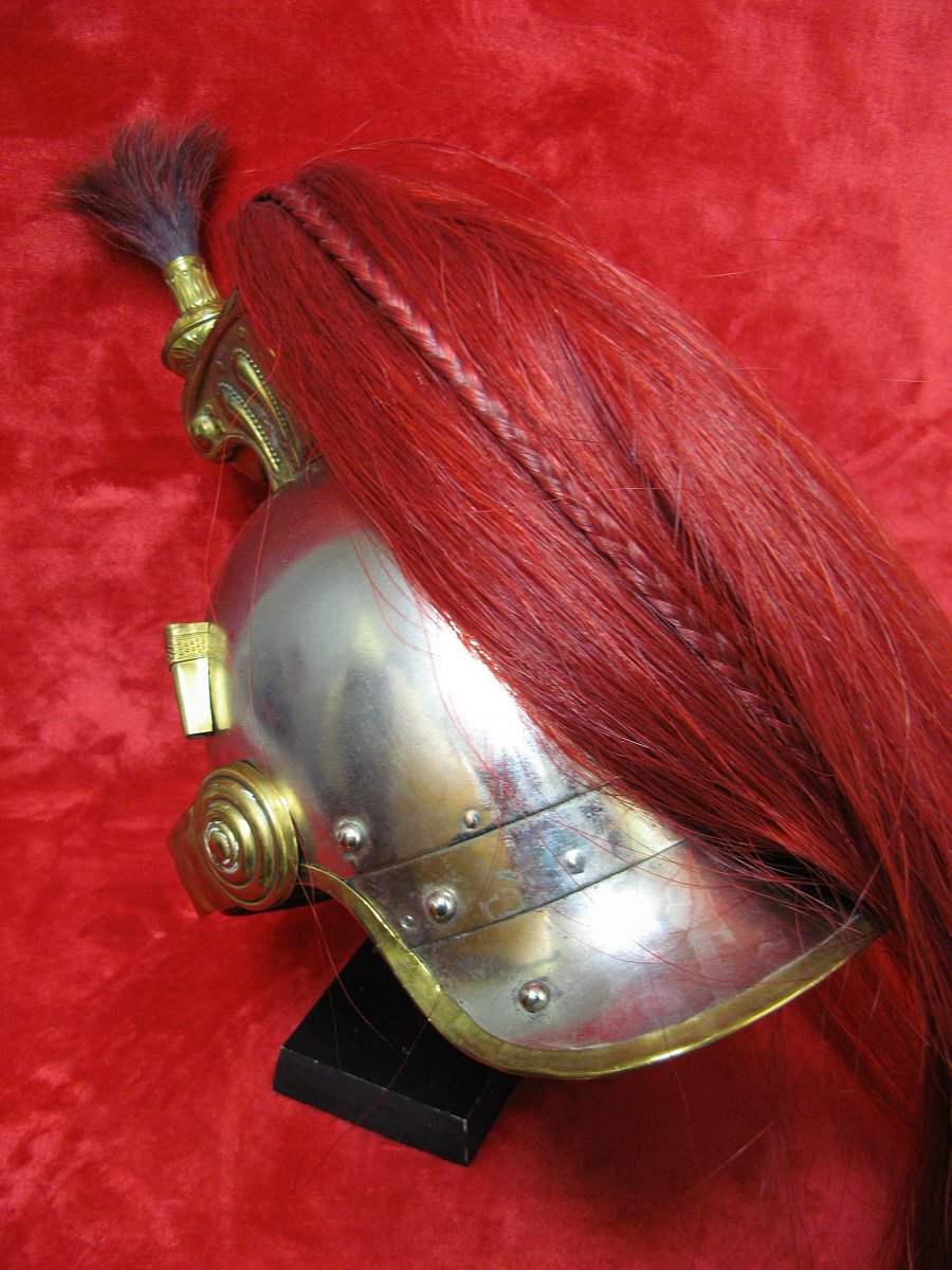Republican Guard On Horseback Trumpet Helmet.-photo-2