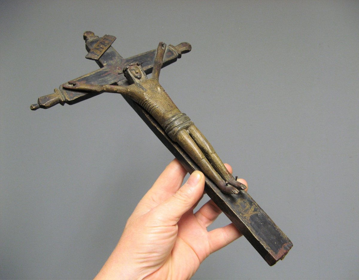 Folk Art. Christ On The Cross Eighteenth.-photo-3