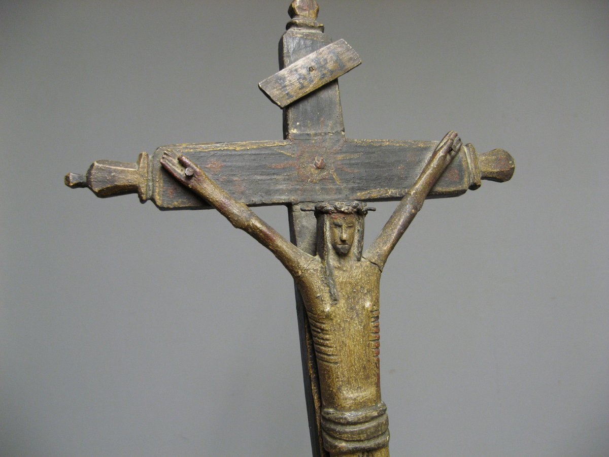 Folk Art. Christ On The Cross Eighteenth.