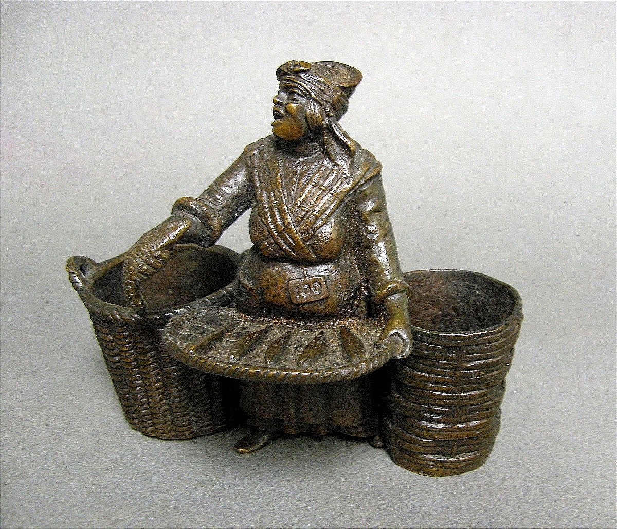 Nineteenth Bronze Pyrogen. The Creole Fish Merchant.-photo-4