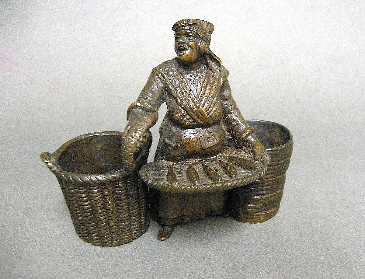 Nineteenth Bronze Pyrogen. The Creole Fish Merchant.
