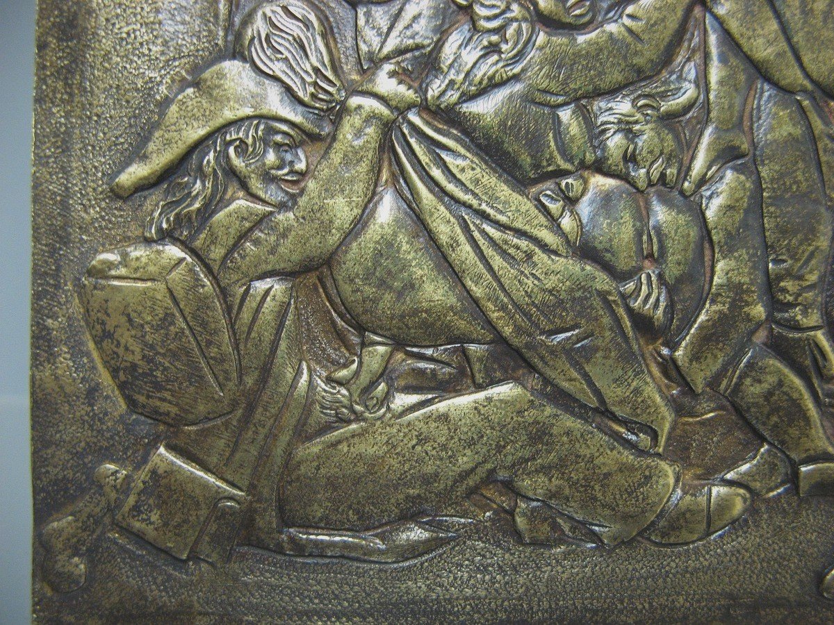 Erotic Plaque To Soldiers Of The Nineteenth Empire.-photo-3