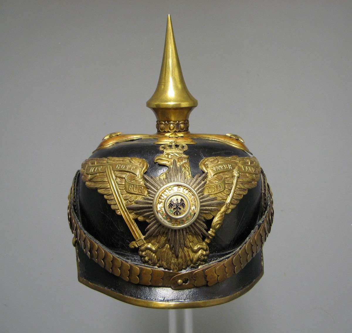 Helmet With Point Of General Officer Of The Kingdom Of Prussia.