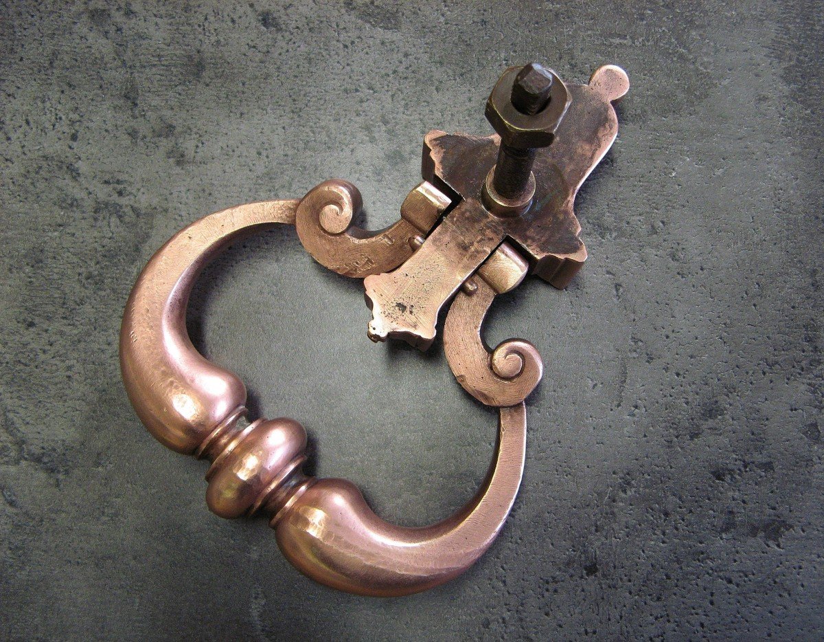   Bronze Door Knocker. 18e/19e-photo-1