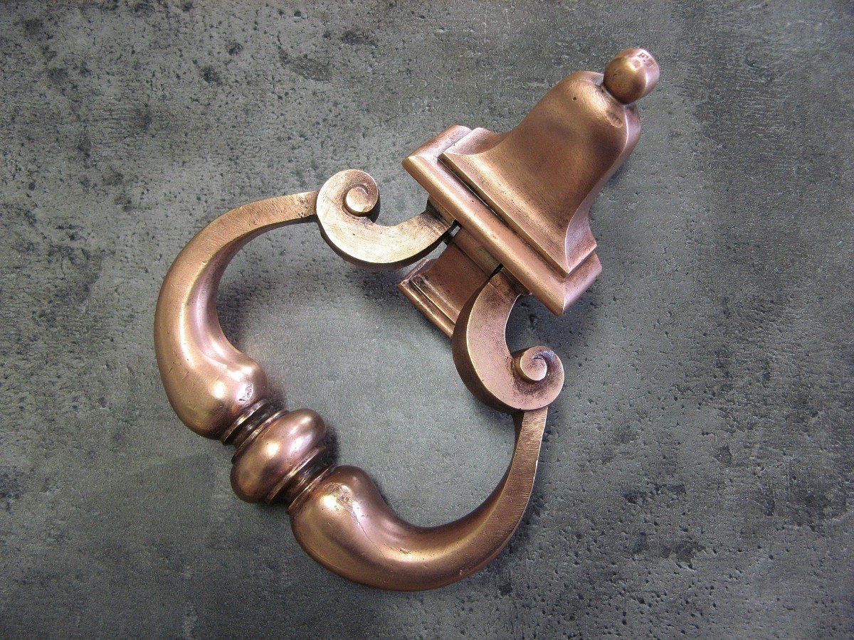   Bronze Door Knocker. 18e/19e-photo-4