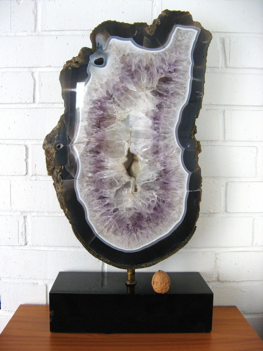 Great Slice Of Agate. Curiosity Cabinet.-photo-3