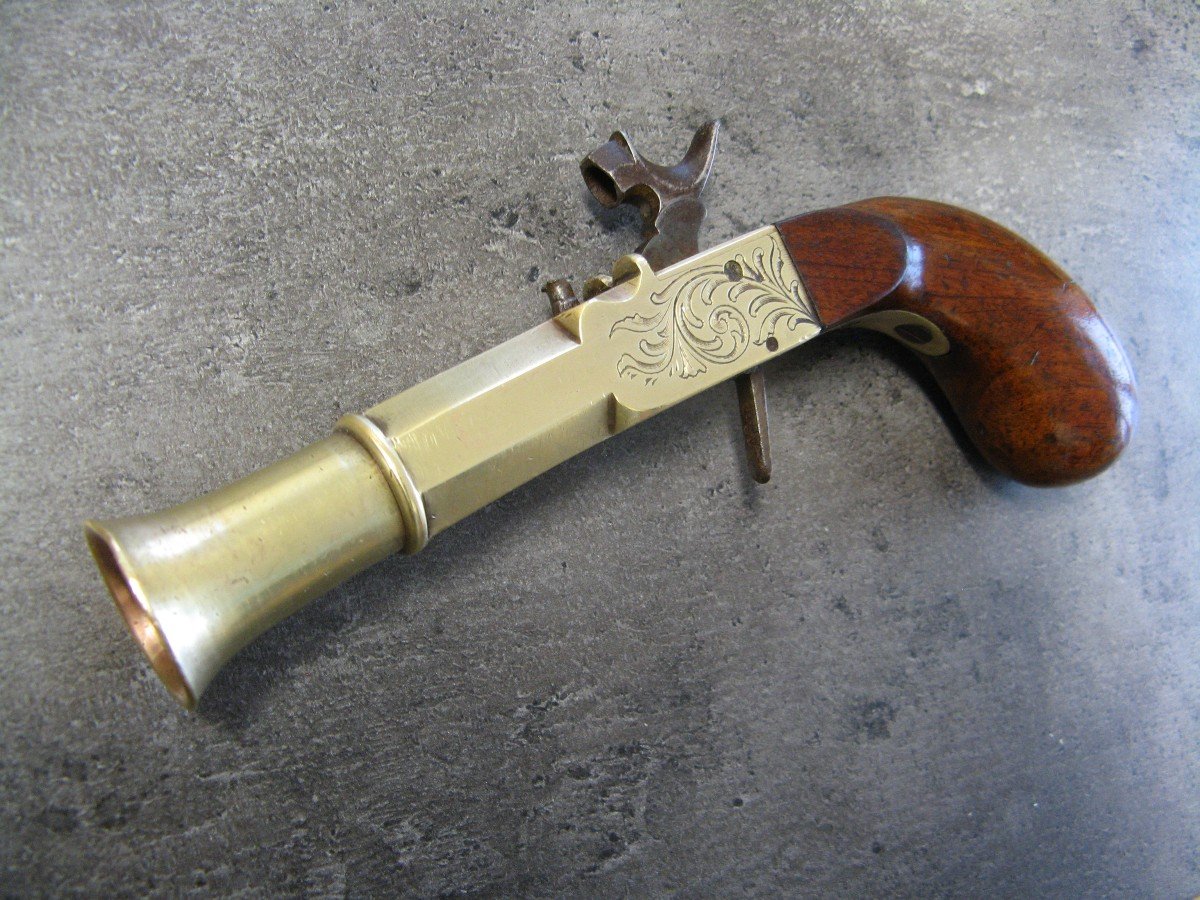 Nineteenth Tromblon Navy Officer Pocket Pistol.-photo-2