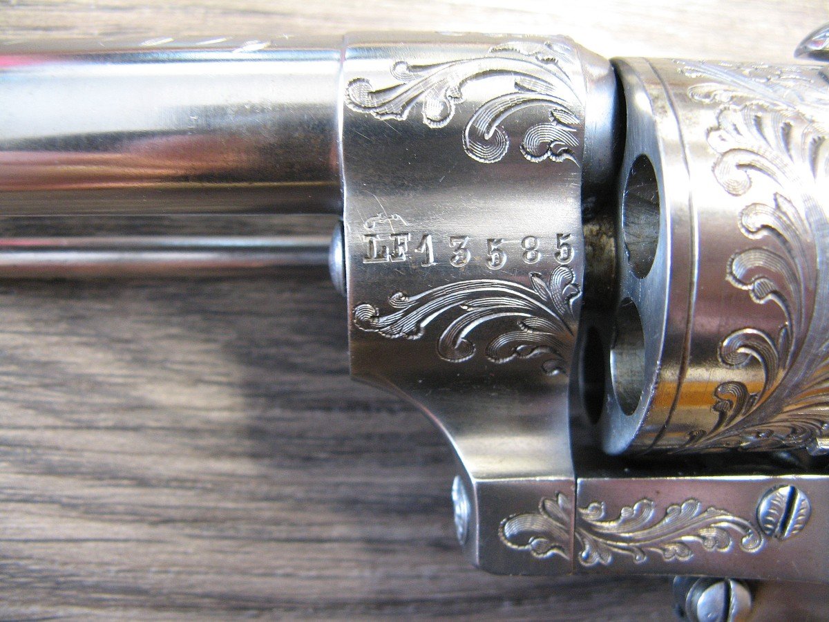 Révolver De Luxe 9mm à Broche Lefaucheux.-photo-4