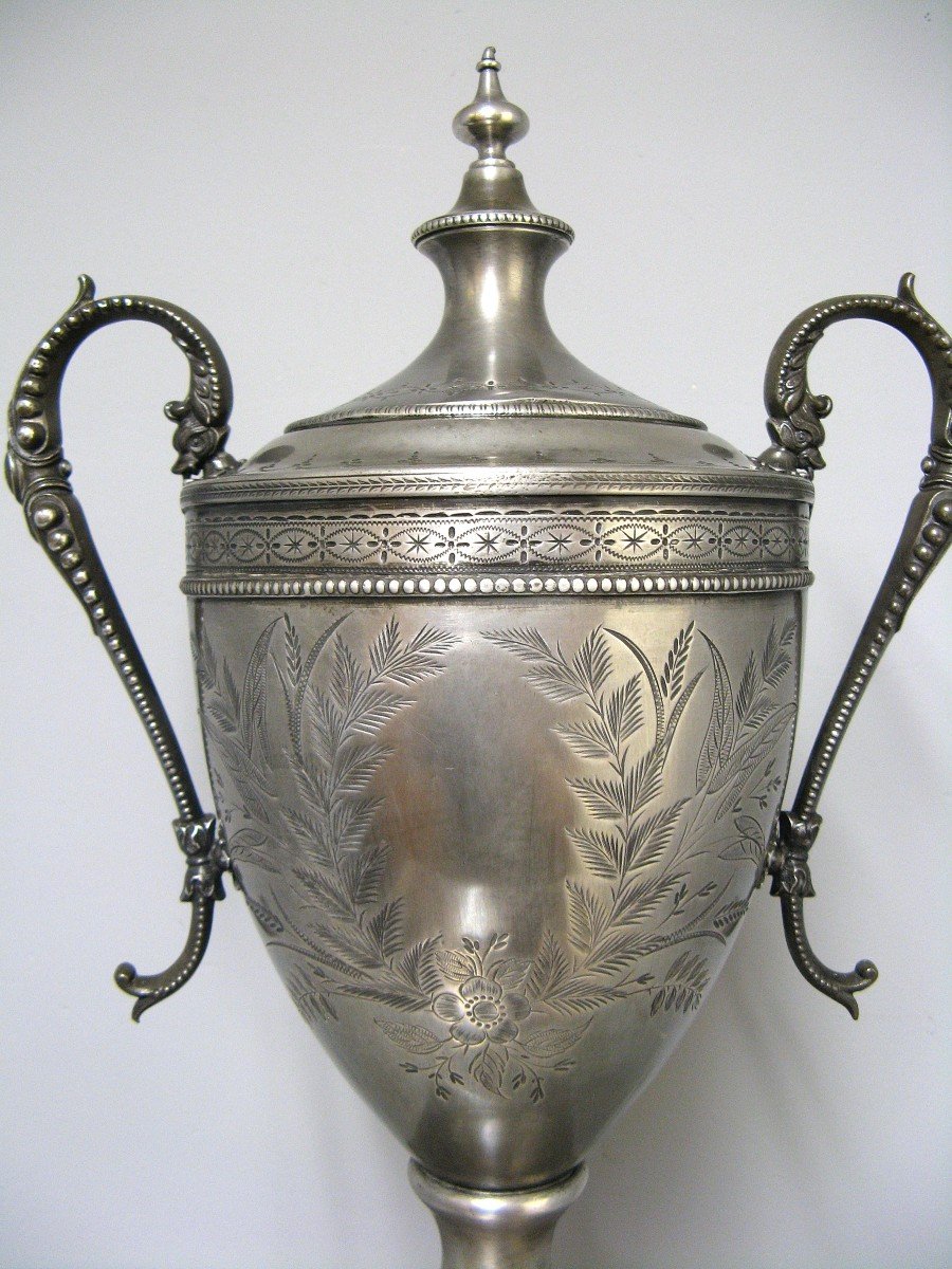 Nineteenth Tea Fountain. Mid-victorian Samovar.-photo-4