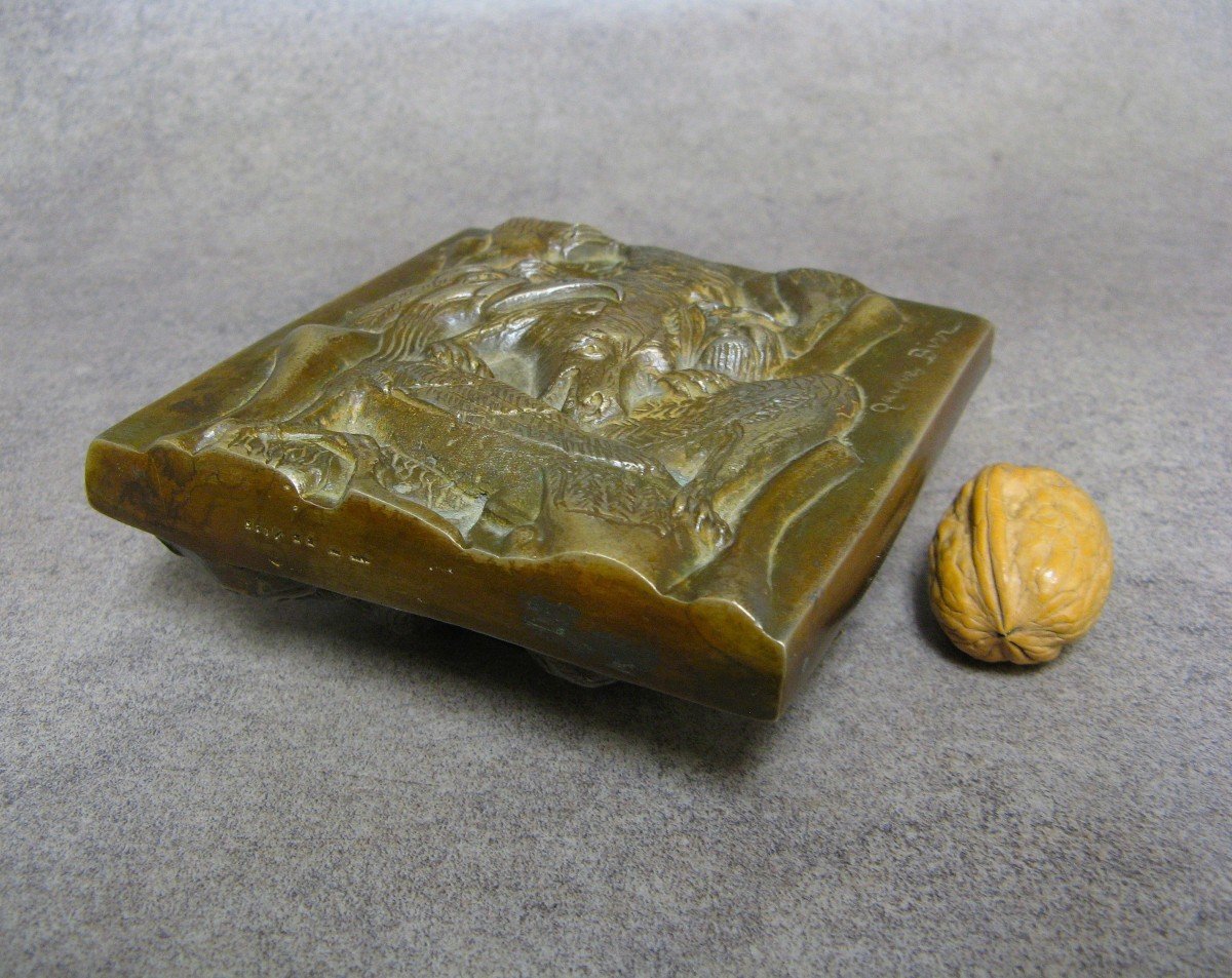 Bronze Animalier Signé Jacques Birr. -photo-3