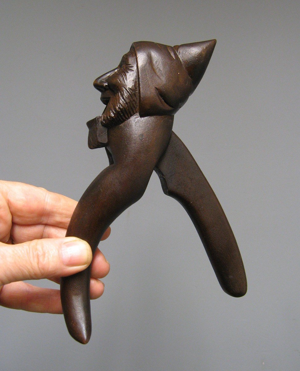 Nineteenth Carved Wood Nutcracker.-photo-2