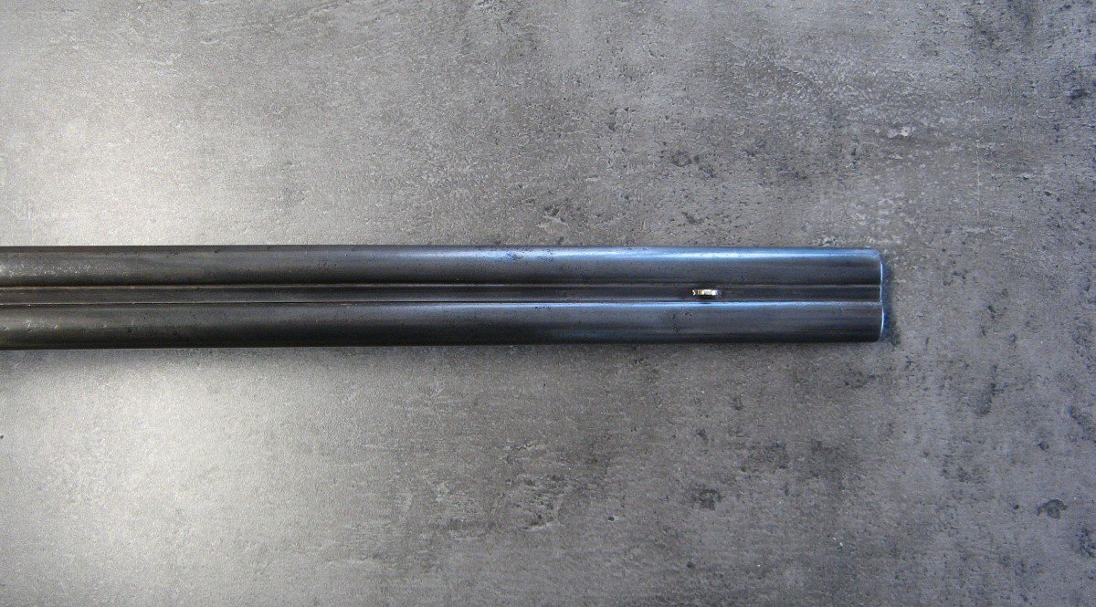 Fusil De Chasse Double à Silex XVIIIe.-photo-2